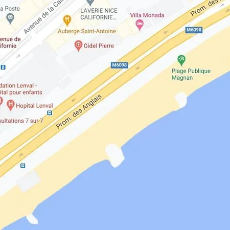Apartment Climatise, 50 M De La Prom, Wifi Nice